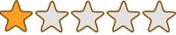 1 of 5 Stars determined by 1 User Ratings