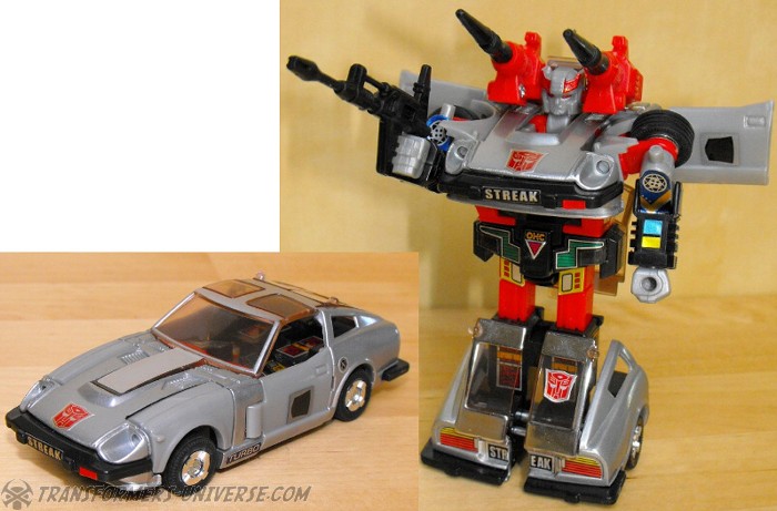 G1 Japan Super Robot Lifeform Transformers Streak (1985)